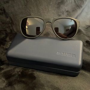 Jil Sander Black Sunglasses